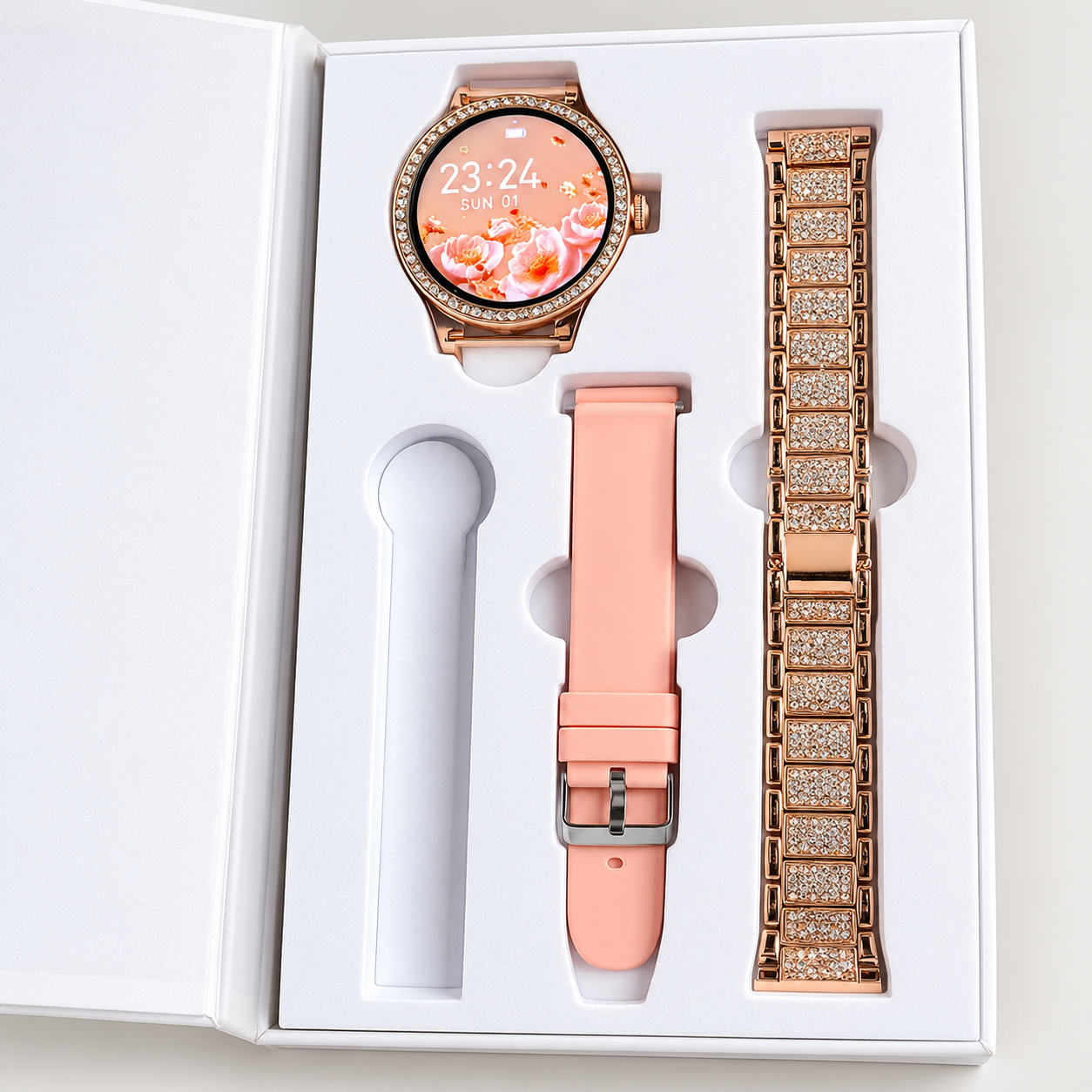Smartwatch Diamond Edge Rose Gold — Foto 4